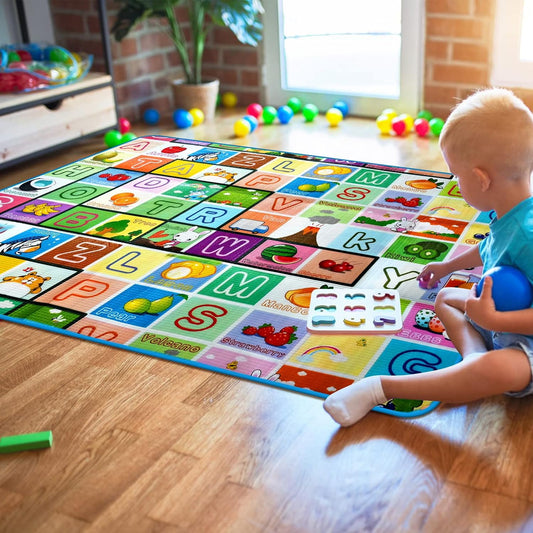 Tapis de motricité Montessori alphabet 2 en 1