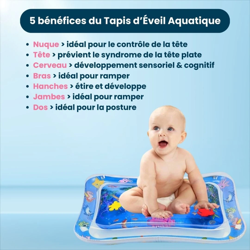 Tapis d'eau bébé crabe