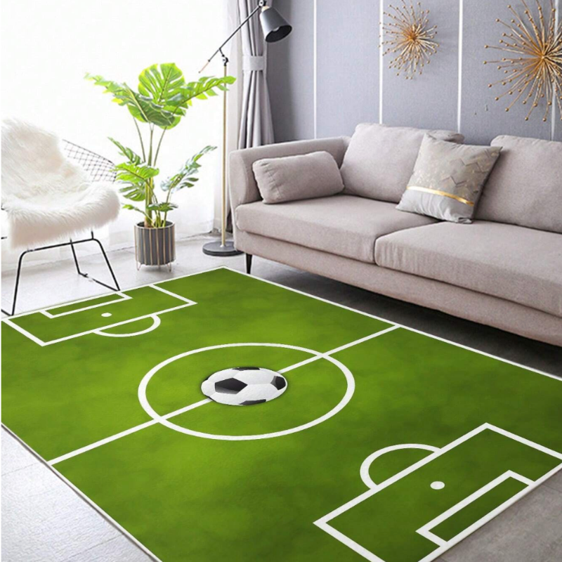 Tapis de sol pour bébé avec motif de foot