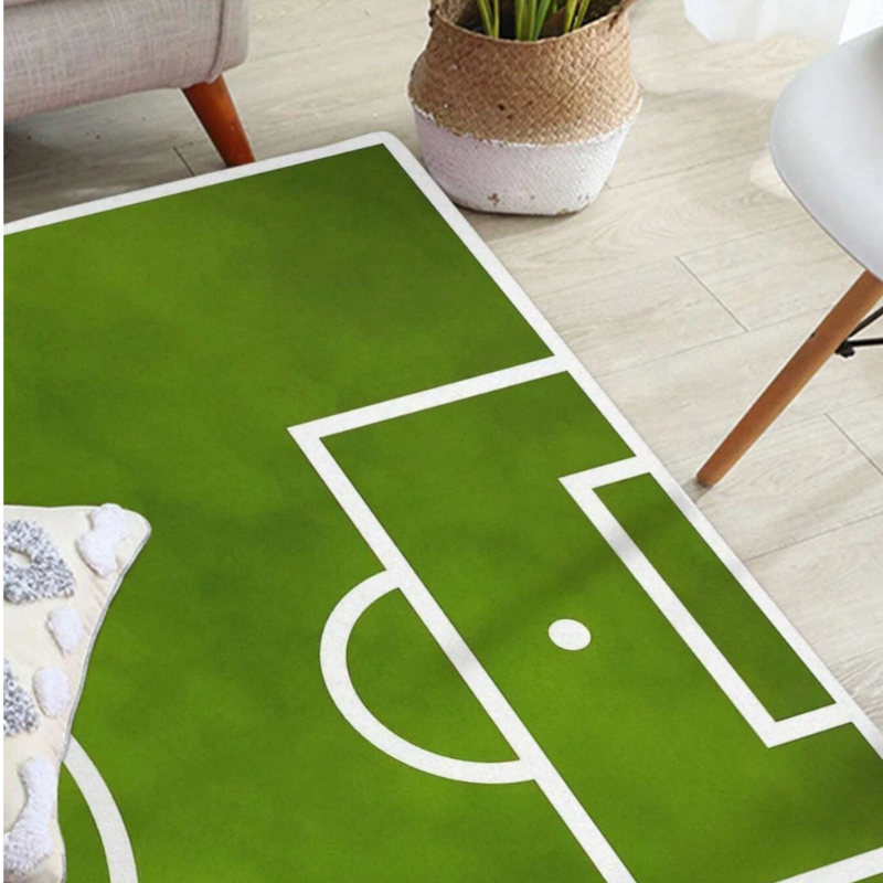 Tapis de sol pour bébé avec motif de foot