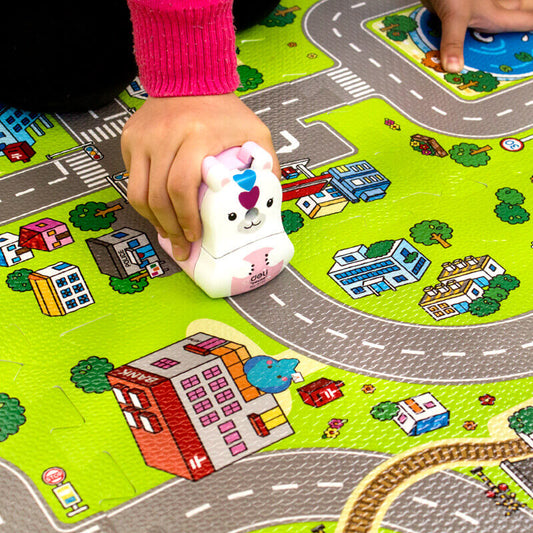 Tapis de jeu en mousse circuit voiture