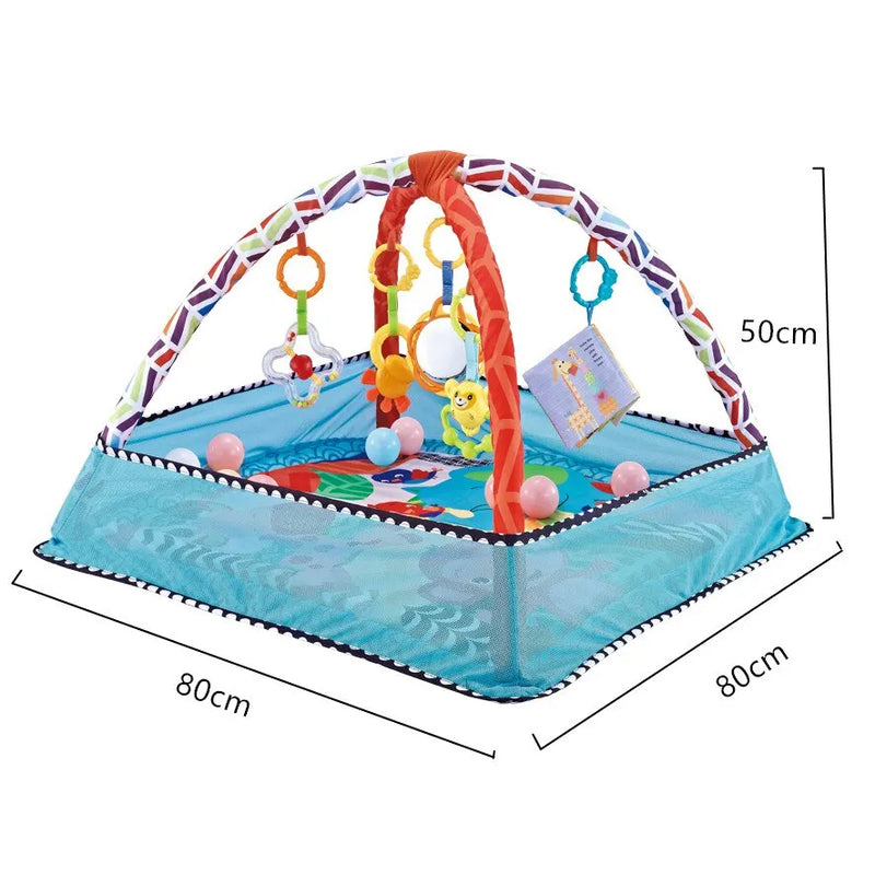 Tapis d'éveil bébé avec filet de clôture